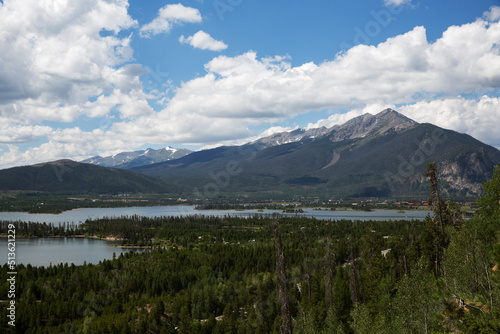 Lake Dillon in Colorado during summer