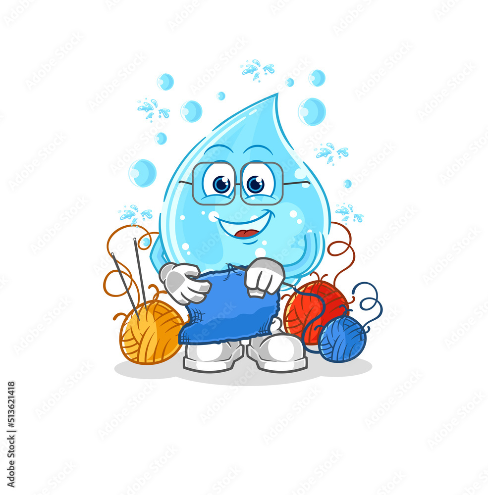 soda water tailor mascot. cartoon vector soda water tailor mascot. cartoon vector
