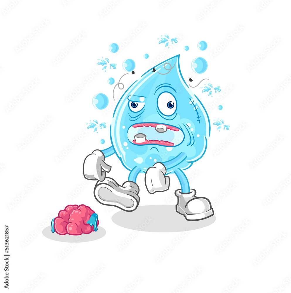 soda water zombie character.mascot vector soda water zombie character.mascot vector