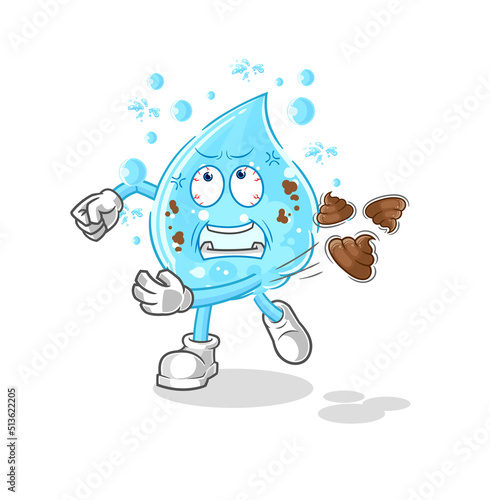 soda water throwing shit vector