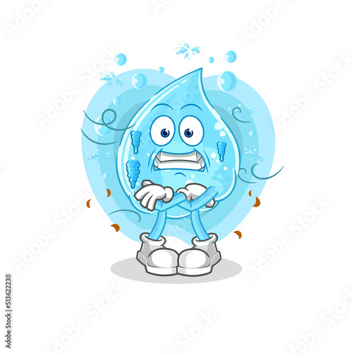 soda water cold illustration. character vector