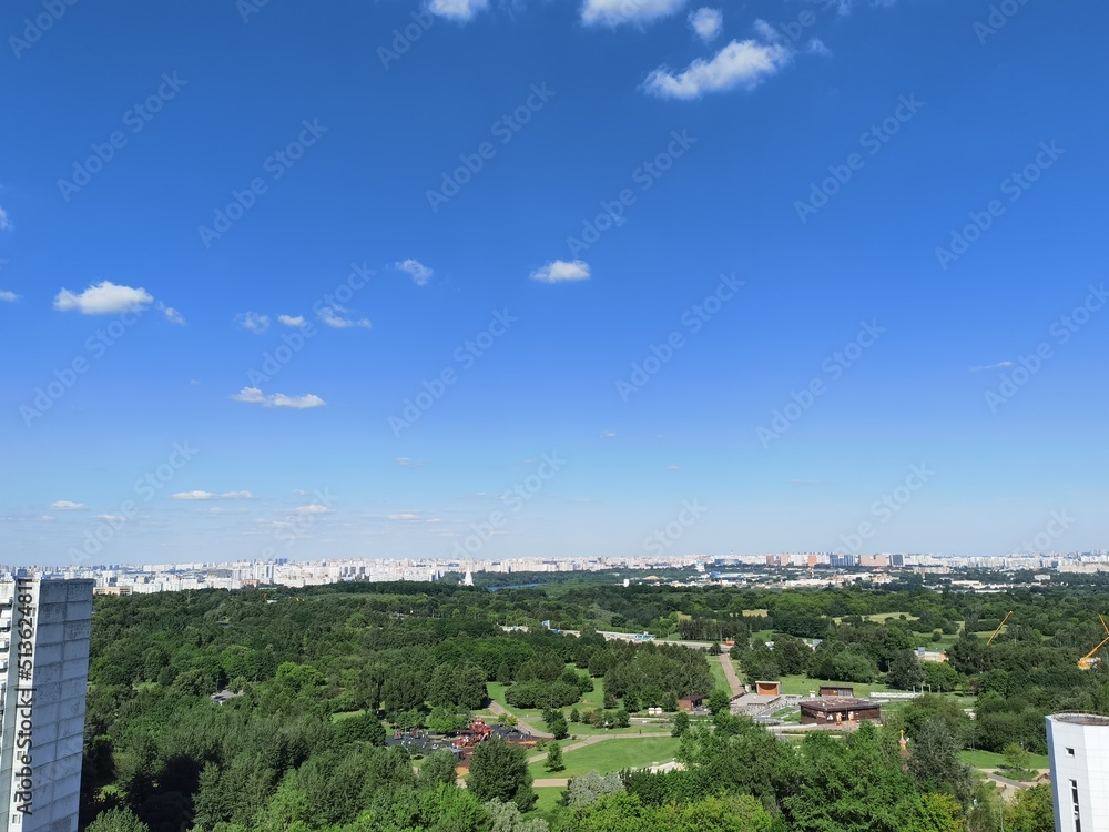 Fototapeta premium view of the city