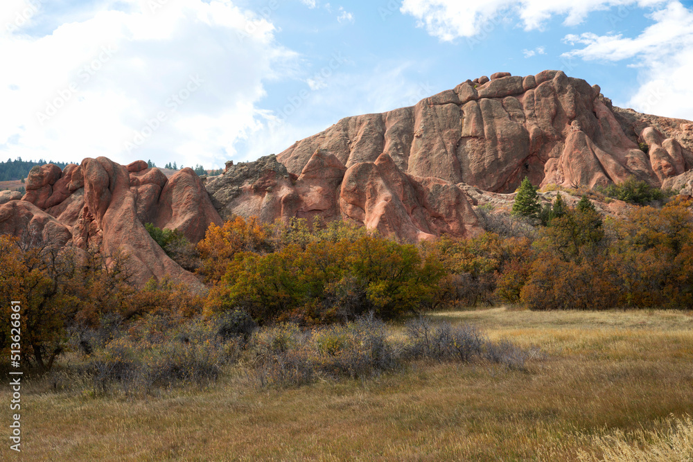 Roxborough State Park in Colorado during fall