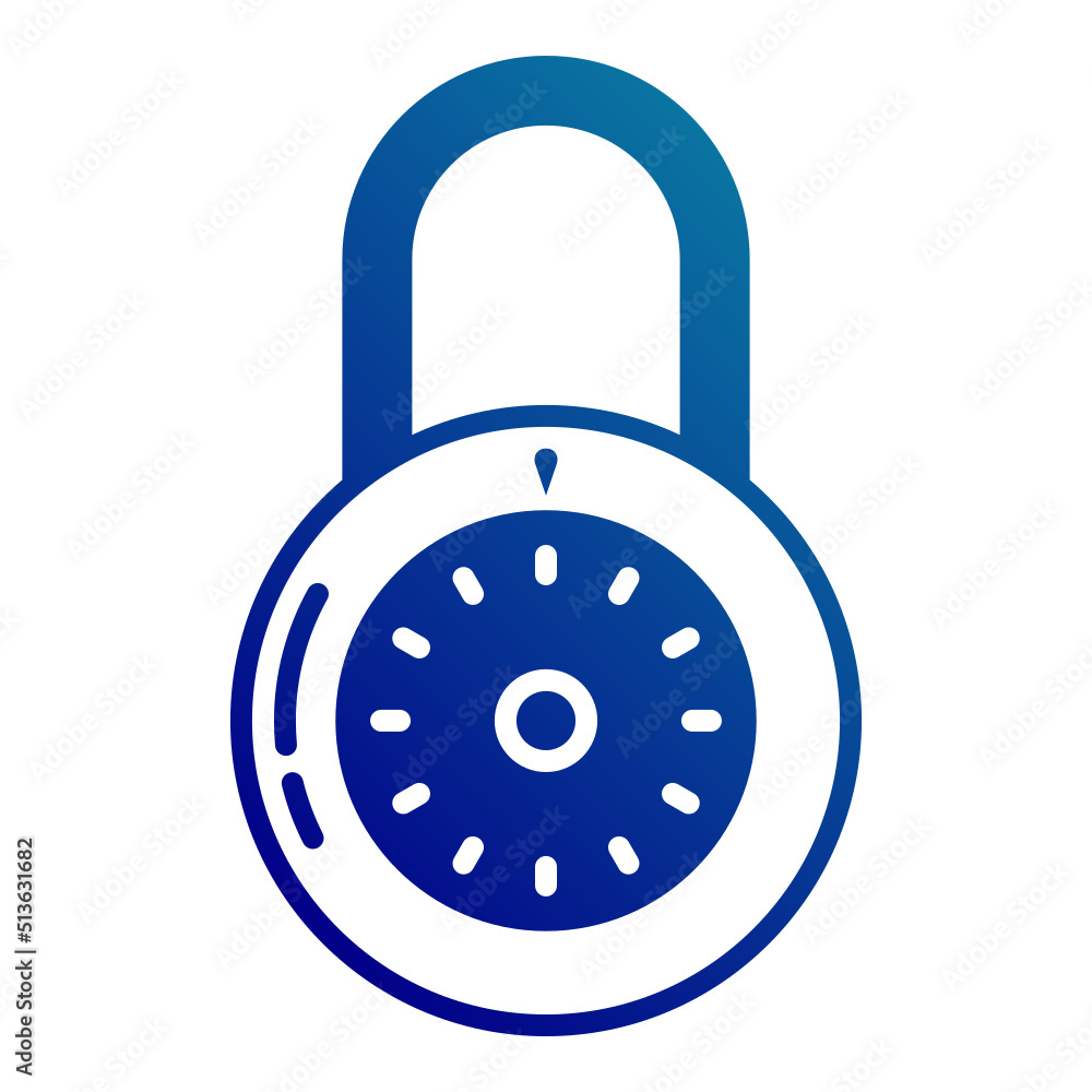 luxury padlock icon on transparent background luxury padlock icon on transparent background