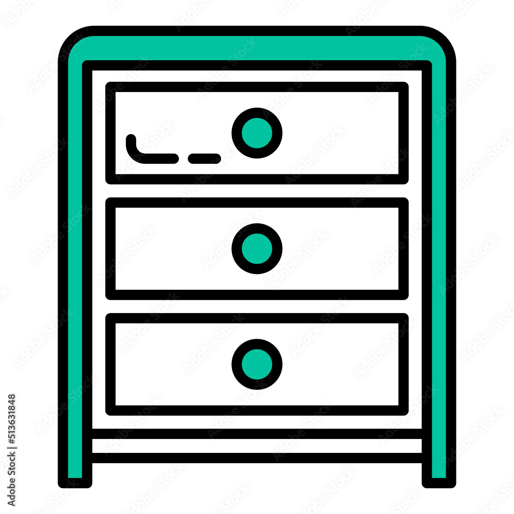 small drawer icon on transparent background small drawer icon on transparent background