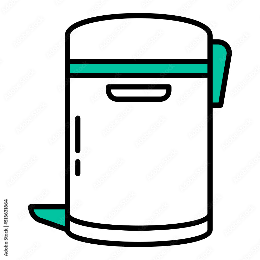 trash can icon on transparent background trash can icon on transparent background