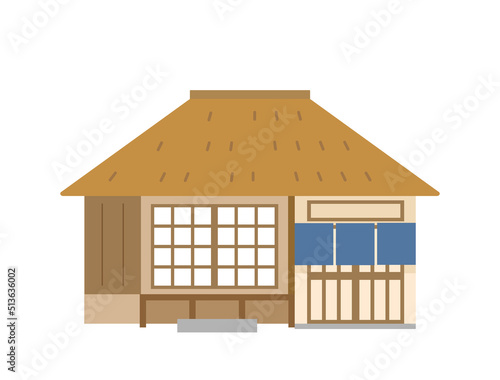 古民家や和風のお店をイメージしたイラスト