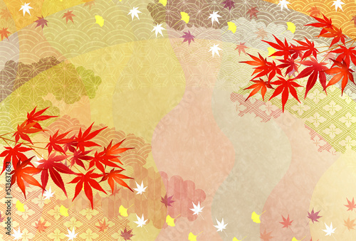 紅葉　もみじ　秋　背景