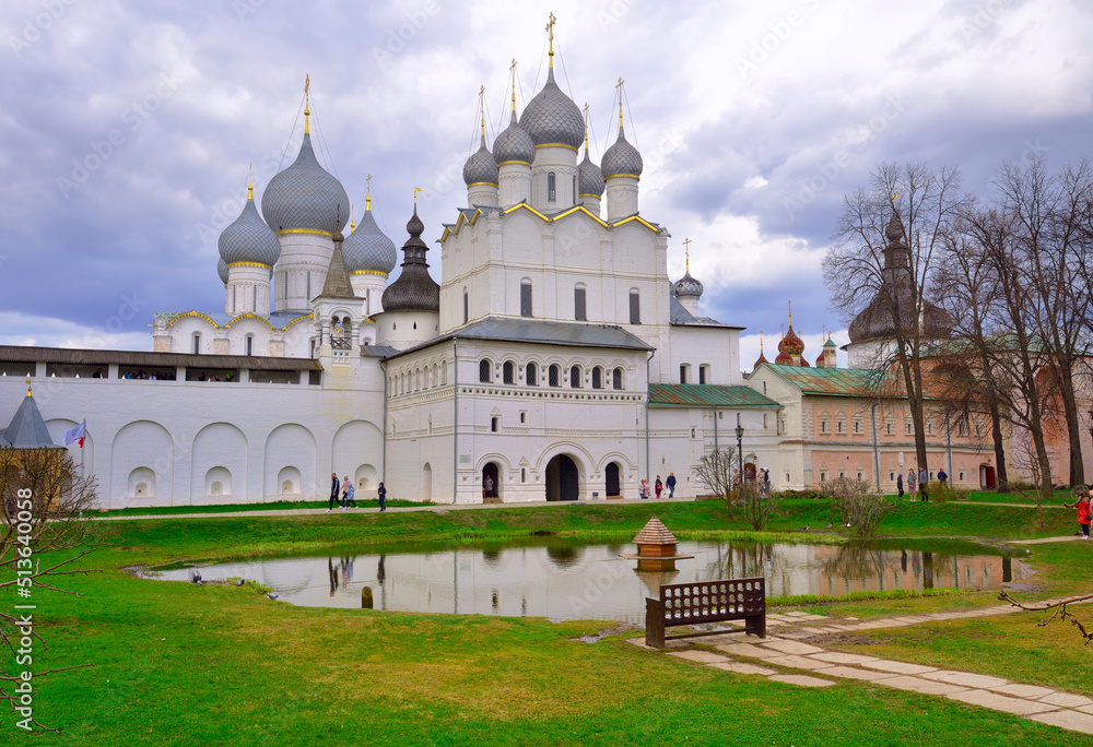 The white-stone Rostov Kremlin