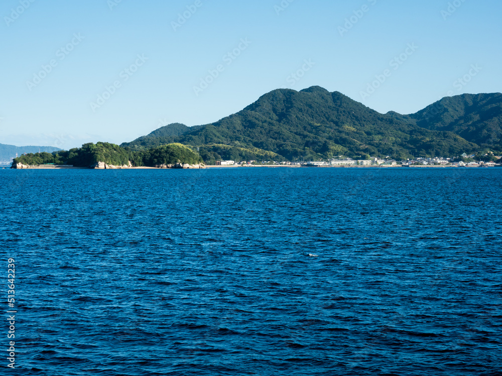 Scenic view of Etajima Island in Seto Inland Sea - Hiroshima prefecture, Japan