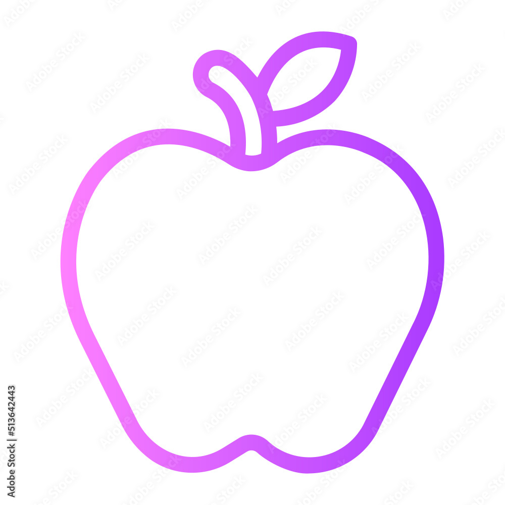apple gradient icon