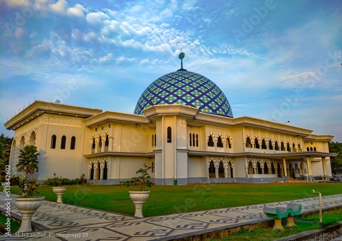 mosque in the center Lombok 
