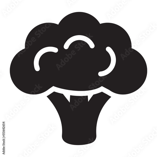broccoli glyph icon