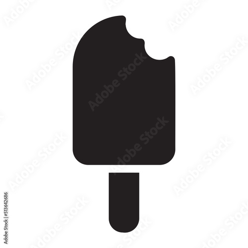popsicle glyph icon