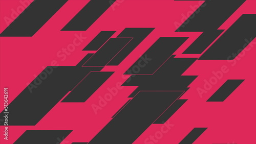 Black and pink geometric minimal background