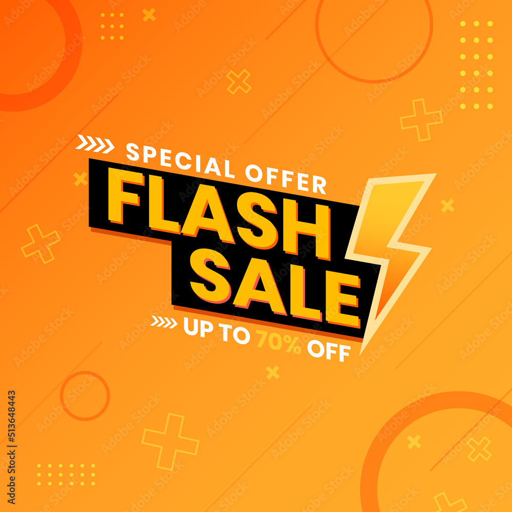 flash Sale Banner Template.