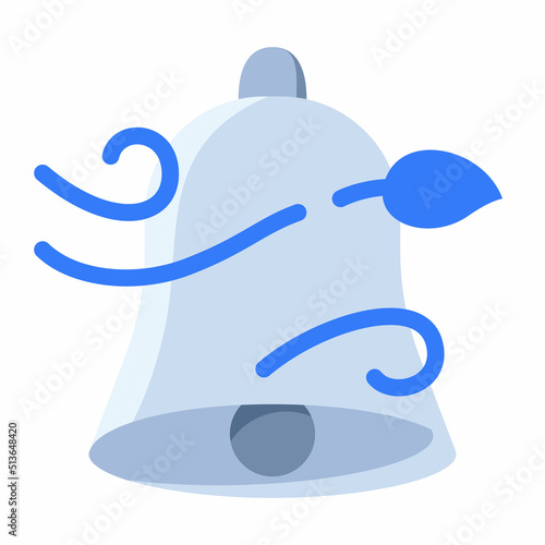 notification empty state single isolated icon with flat style