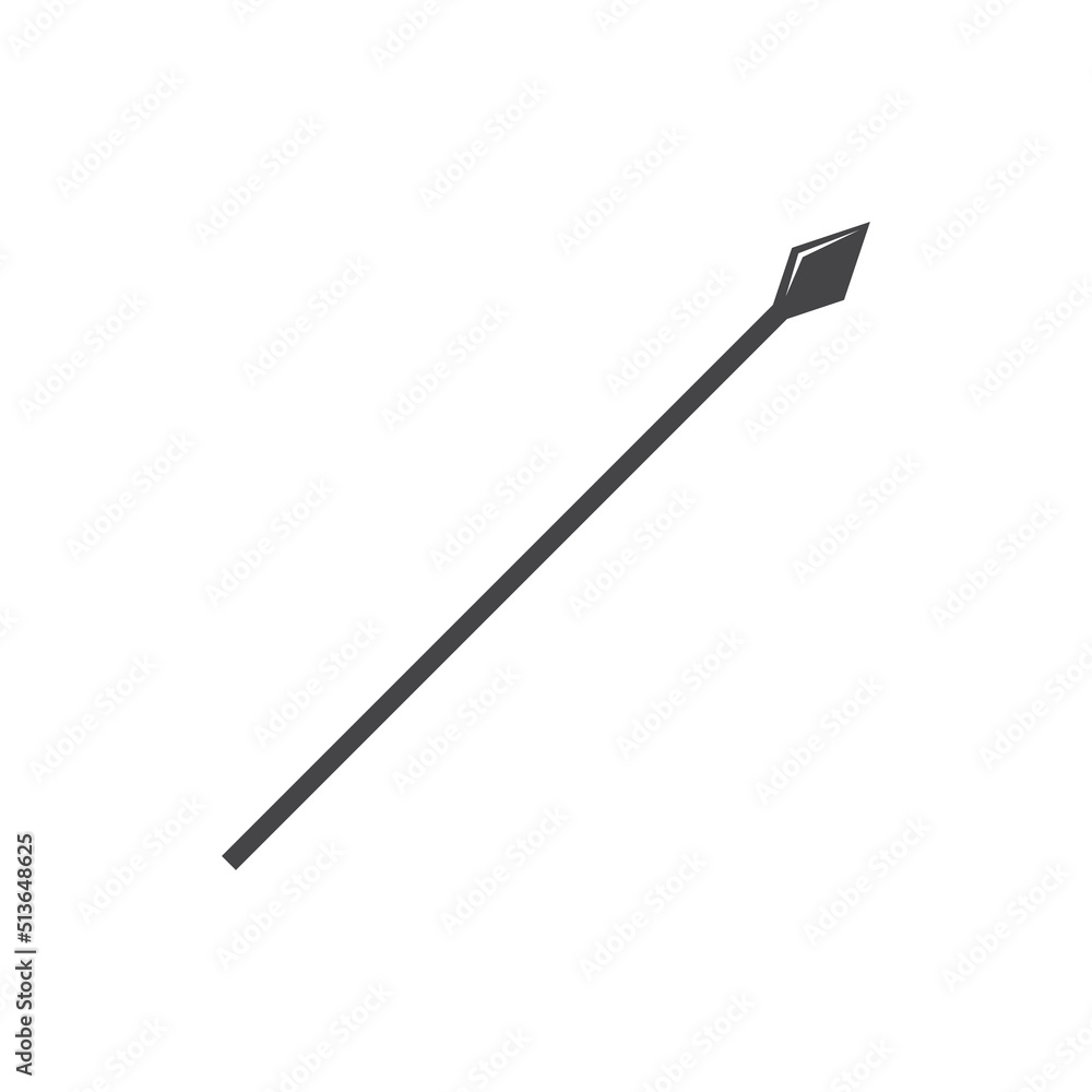 Obraz premium Spear icon vector