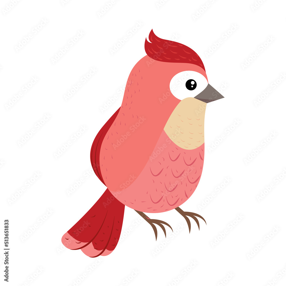bird cartoon icon