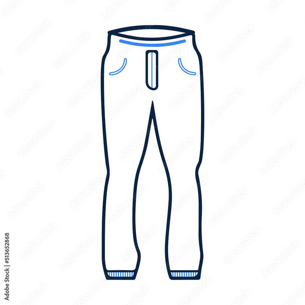 Men and Women pant icon Men and Women pant icon