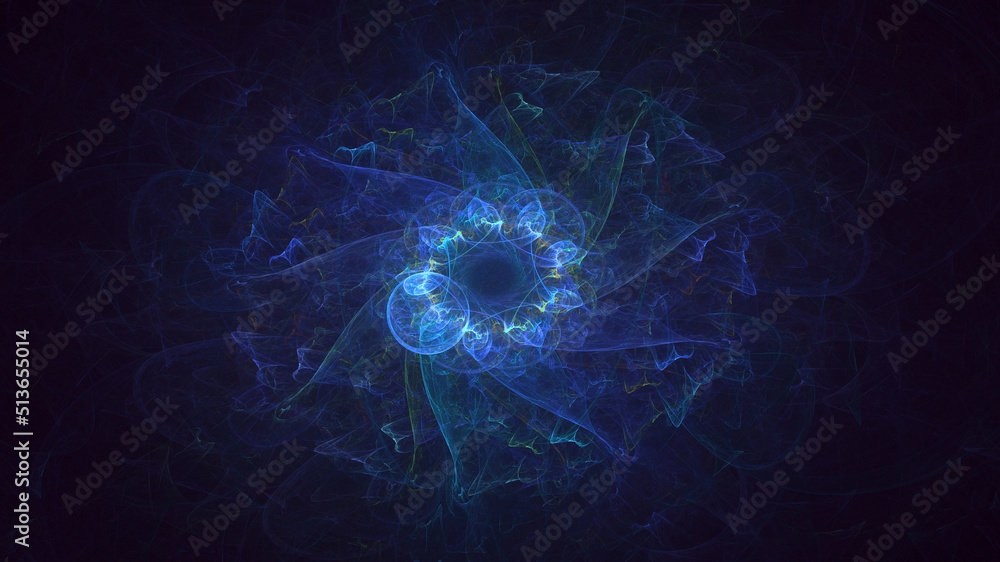 3D rendering abstract multicolor fractal light background 3D rendering abstract multicolor fractal light background