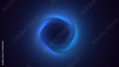 3D rendering abstract round light background
