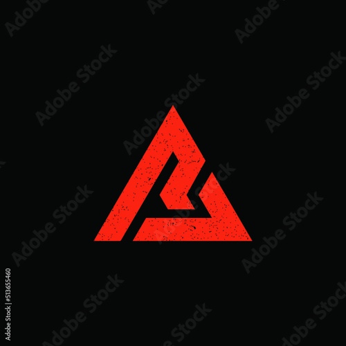 abstract initial letter RL logo in orange color isolated in black background applied for exotic car rental logo also suitable for the brands or companies that have initial name LR