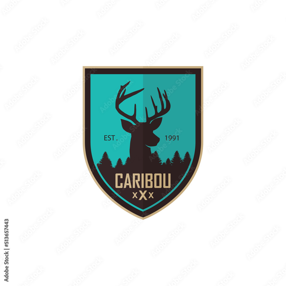 Fototapeta premium Wildlife Animal Premium Logo Vector Graphic Illustration