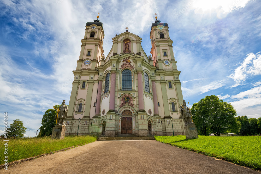 Fototapeta premium Basilica St. Alexander and St. Theodore on Ottobeuren, Germany