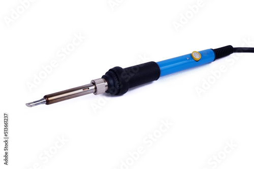 soldering iron isolated on a white background