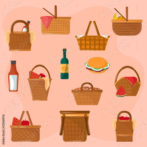 set of picnic