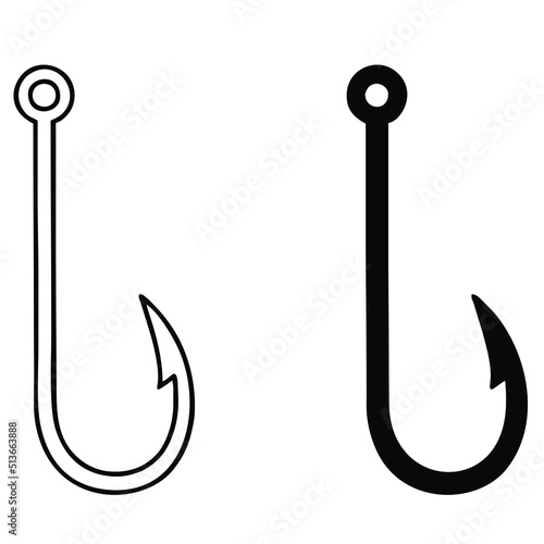 fishing hook illustration