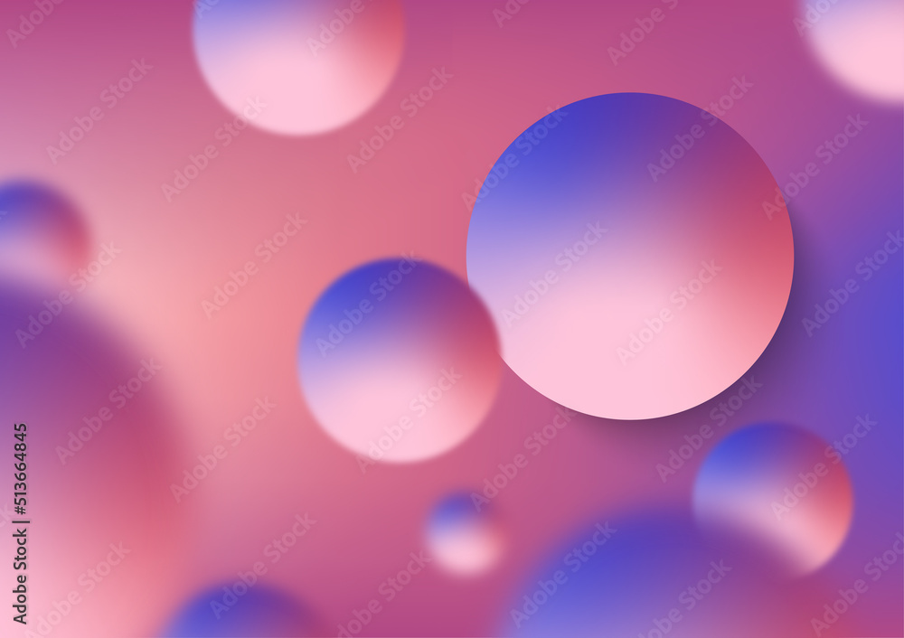 Pink background of 3d sphere shapes. Pink and purple soft balls decoration element for banner design. Pink background of 3d sphere shapes. Pink and purple soft balls decoration element for banner design.