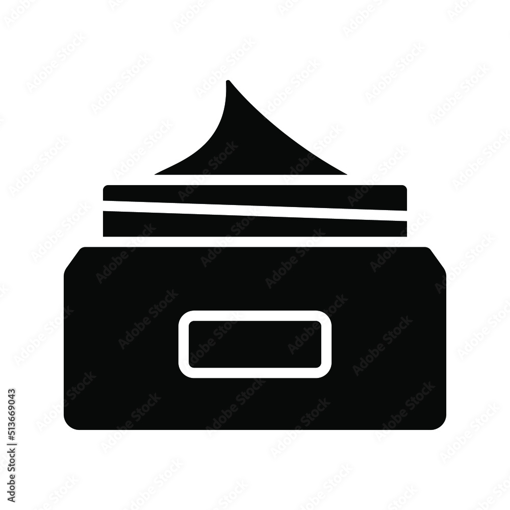 cosmetic cream icon. cosmetic sign. vector illustration