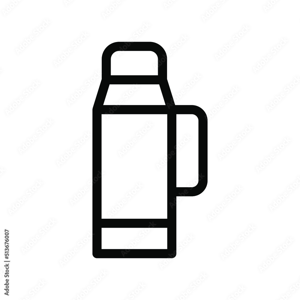 thermos line icon illustration vector graphic thermos line icon illustration vector graphic