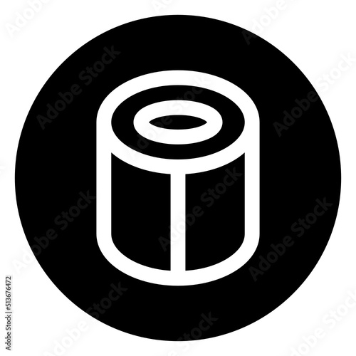 tamago maki glyph icon