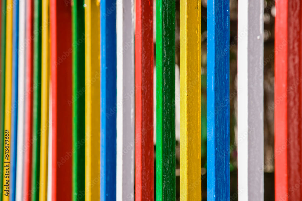 Barras de colores.Santa Gertrudis de Fruitera.Ibiza.Balearic islands.Spain. Barras de colores.Santa Gertrudis de Fruitera.Ibiza.Balearic islands.Spain.