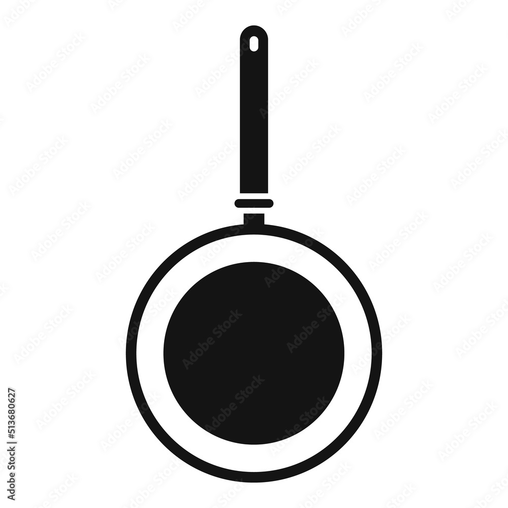 Above wok fry icon simple vector. Asian food Above wok fry icon simple vector. Asian food