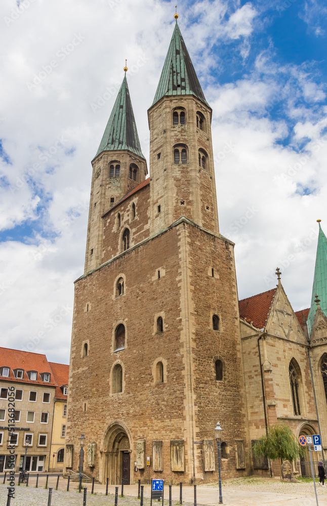 Historci Martini church in the center of Braunschweig, Germany