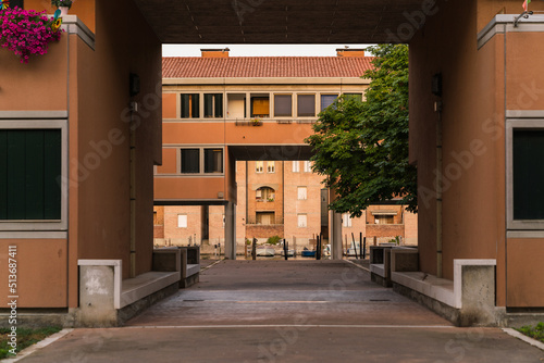background - architectural detail of apartment buildings  © gammaphotostudio