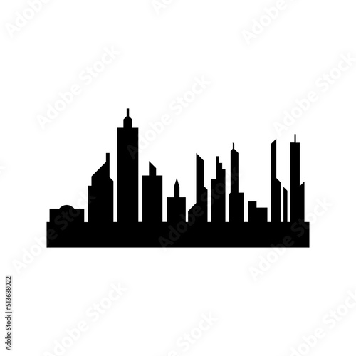 Modern City skyline vector icon background © Achmad99