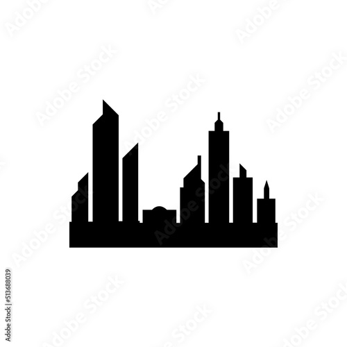 Modern City skyline vector icon background © Achmad99
