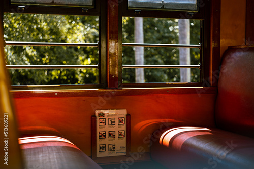 Train carriage interior 