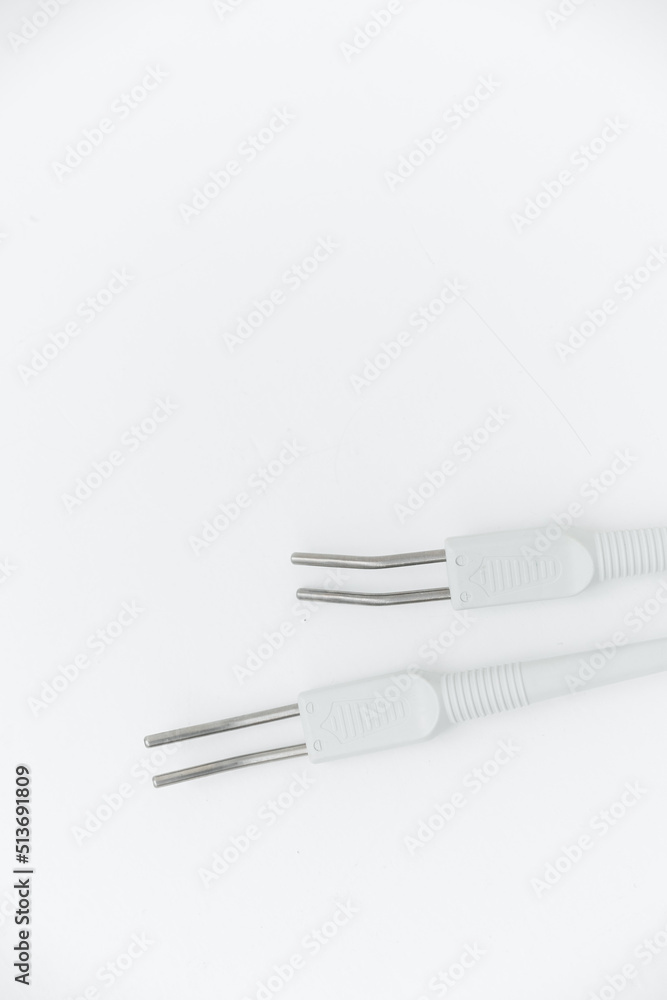 Manipulas for microcurrent therapy. electrical impulses for facial treatments. Professional skin care in the salon. Skin care concept, medical procedure. Manipulas for microcurrent therapy. electrical impulses for facial treatments. Professional skin care in the salon. Skin care concept, medical procedure.