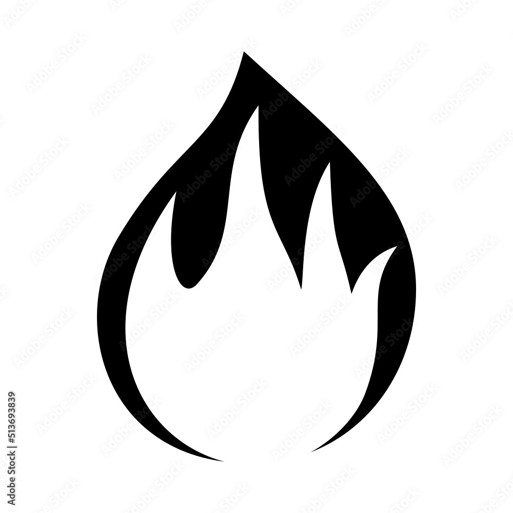 Black solid icon for Firestorm Black solid icon for Firestorm