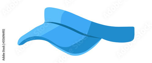 Opened baseball cap. Vector illustration