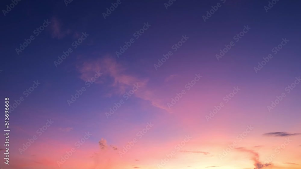 4K Sky Time lapse of Colorful clouds during the moving sun. Beautiful cloud space weather beautiful blue sky background.
4K Sky Time lapse of Colorful clouds during the moving sun. Beautiful cloud space weather beautiful blue sky background.