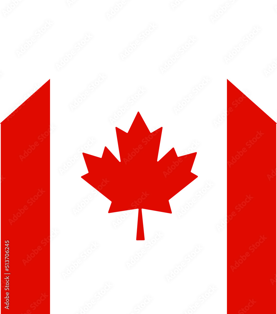 Happy Canada Day, Independence Freedom national patriotism celebration flat style Icon Shape Happy Canada Day, Independence Freedom national patriotism celebration flat style Icon Shape