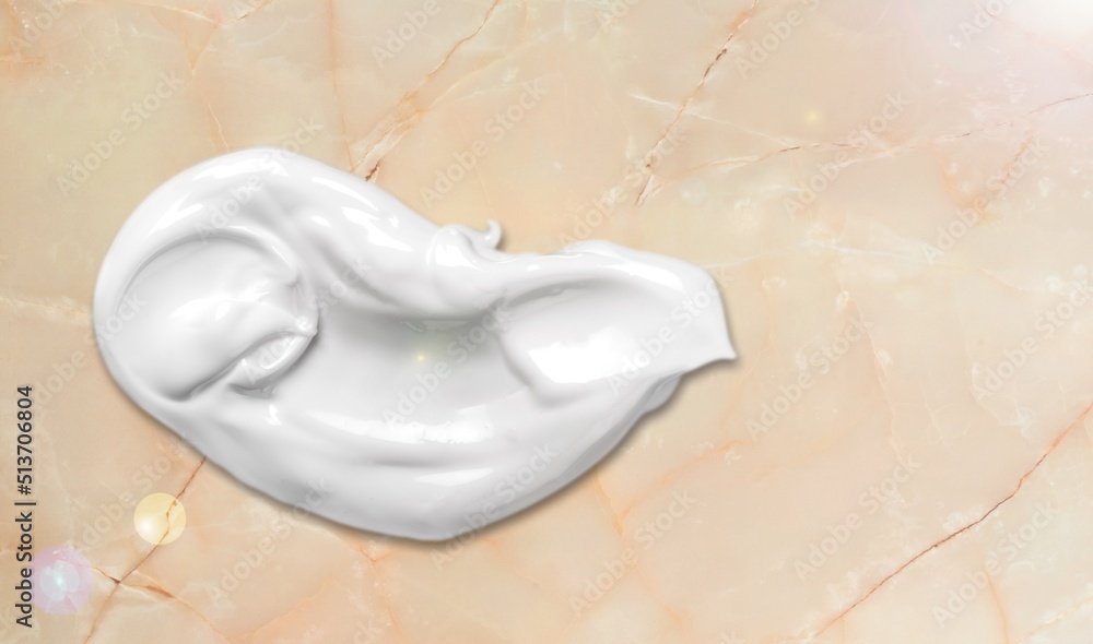 White Ñosmetic cream texture. Сreamy product on texture background. Sunscreen for face creme, body lotion. White Ñosmetic cream texture. Сreamy product on texture background. Sunscreen for face creme, body lotion.