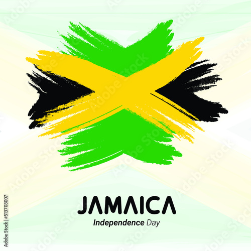 jamaica independence day banner background